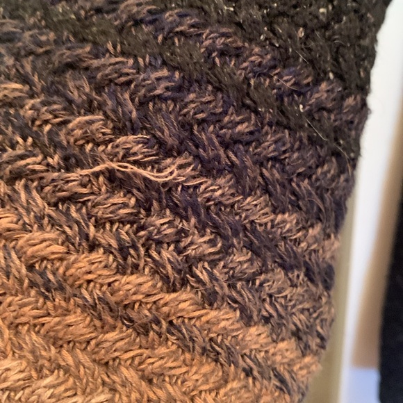 JJill Tunic Sweater Crew Neck Fair Isle Ombré Small Cozy Fall Vibes Cream Tan - Picture 2 of 3